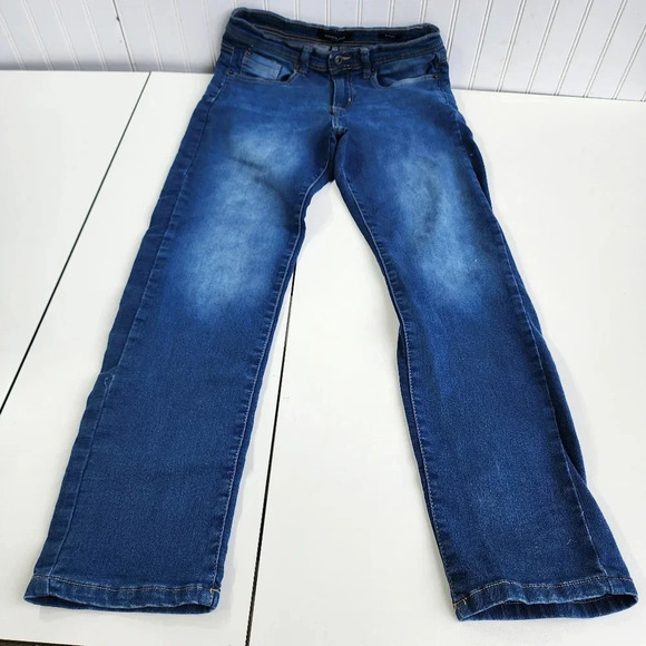 Kenneth Cole Slim Fit Boy's Blue Stretch Jeans Size 16 XL ( 28 x 28) - Picture 1 of 11